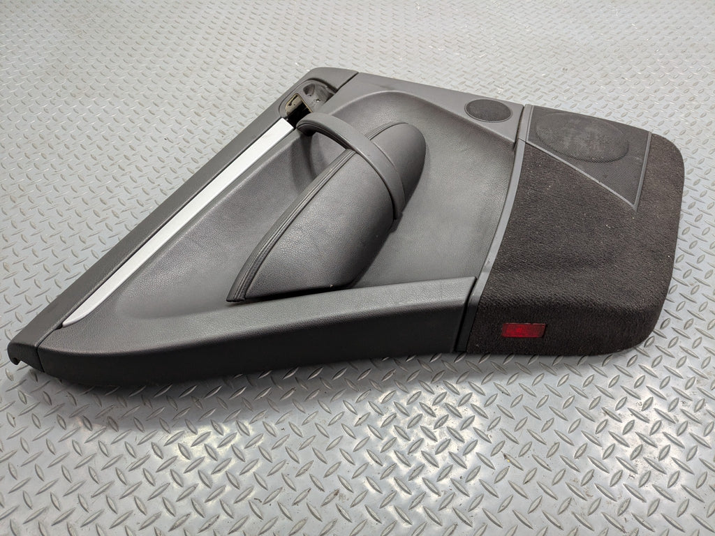 2008 - 2010 OEM PORSCHE CAYENNE REAR LEFT INTERIOR DOOR PANEL TRIM COVER BLACK