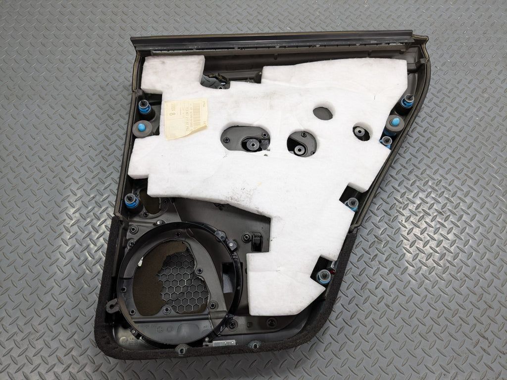 2008 - 2010 OEM PORSCHE CAYENNE REAR LEFT INTERIOR DOOR PANEL TRIM COVER BLACK