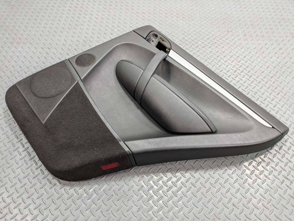 2008 - 2010 OEM PORSCHE CAYENNE REAR RIGHT INTERIOR DOOR PANEL TRIM COVER BLACK