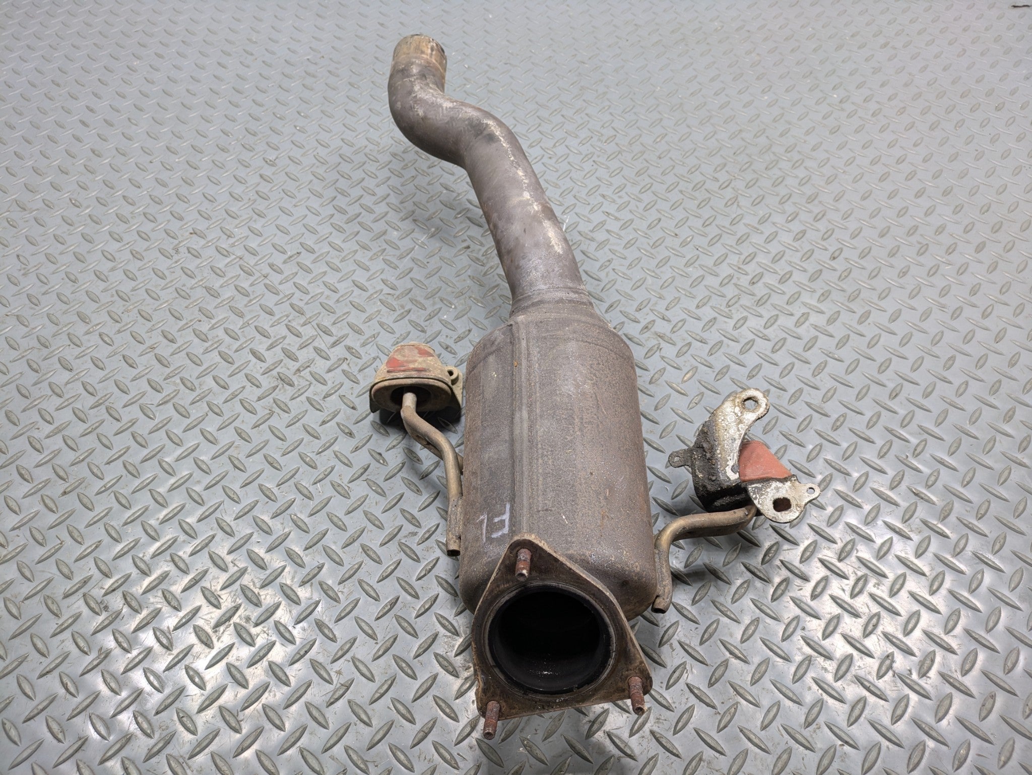 2008 - 2010 OEM PORSCHE CAYENNE REAR LEFT SECONDARY EXHAUST MANIFOLD DOWNPIPE