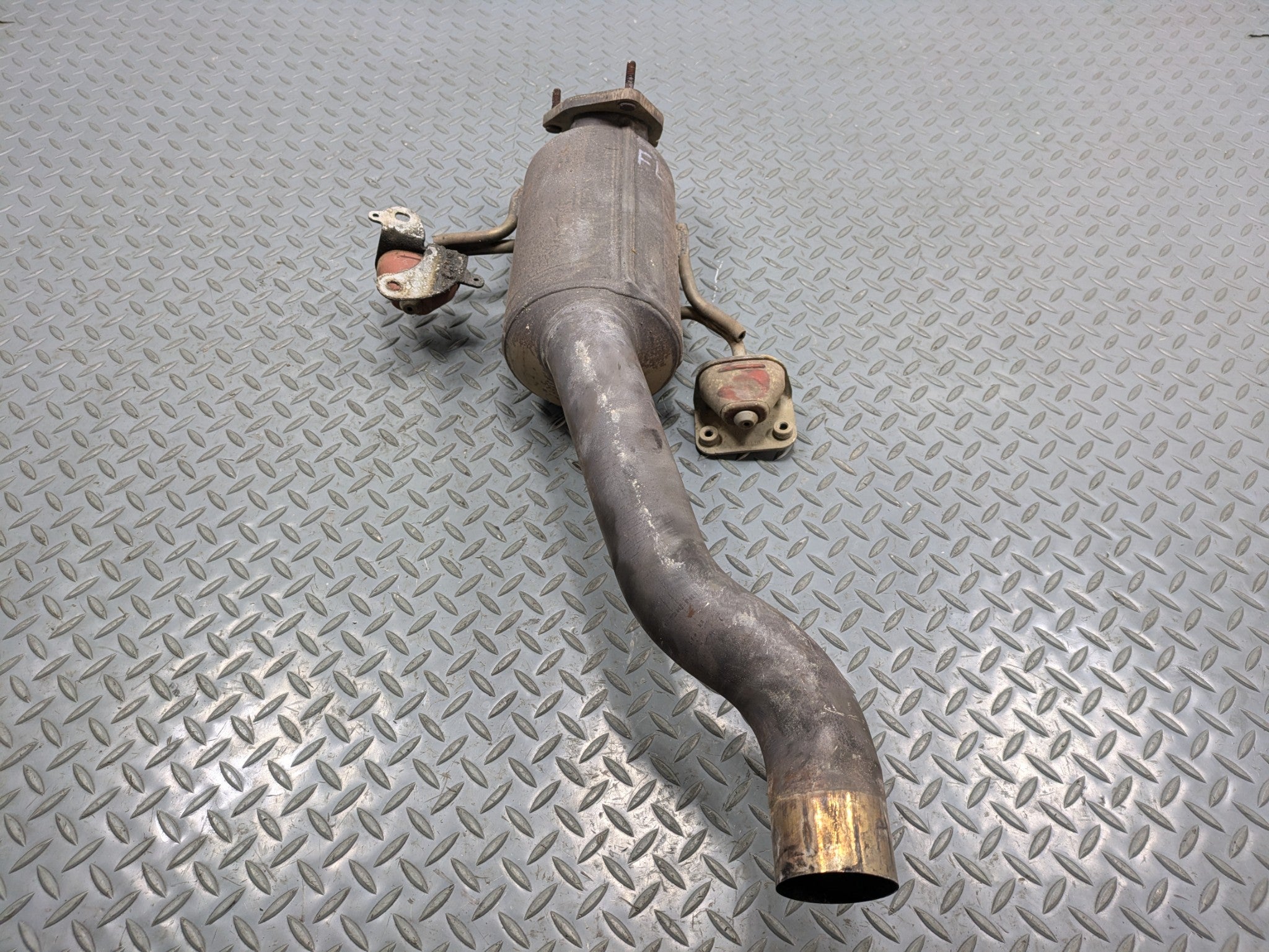 2008 - 2010 OEM PORSCHE CAYENNE REAR LEFT SECONDARY EXHAUST MANIFOLD DOWNPIPE