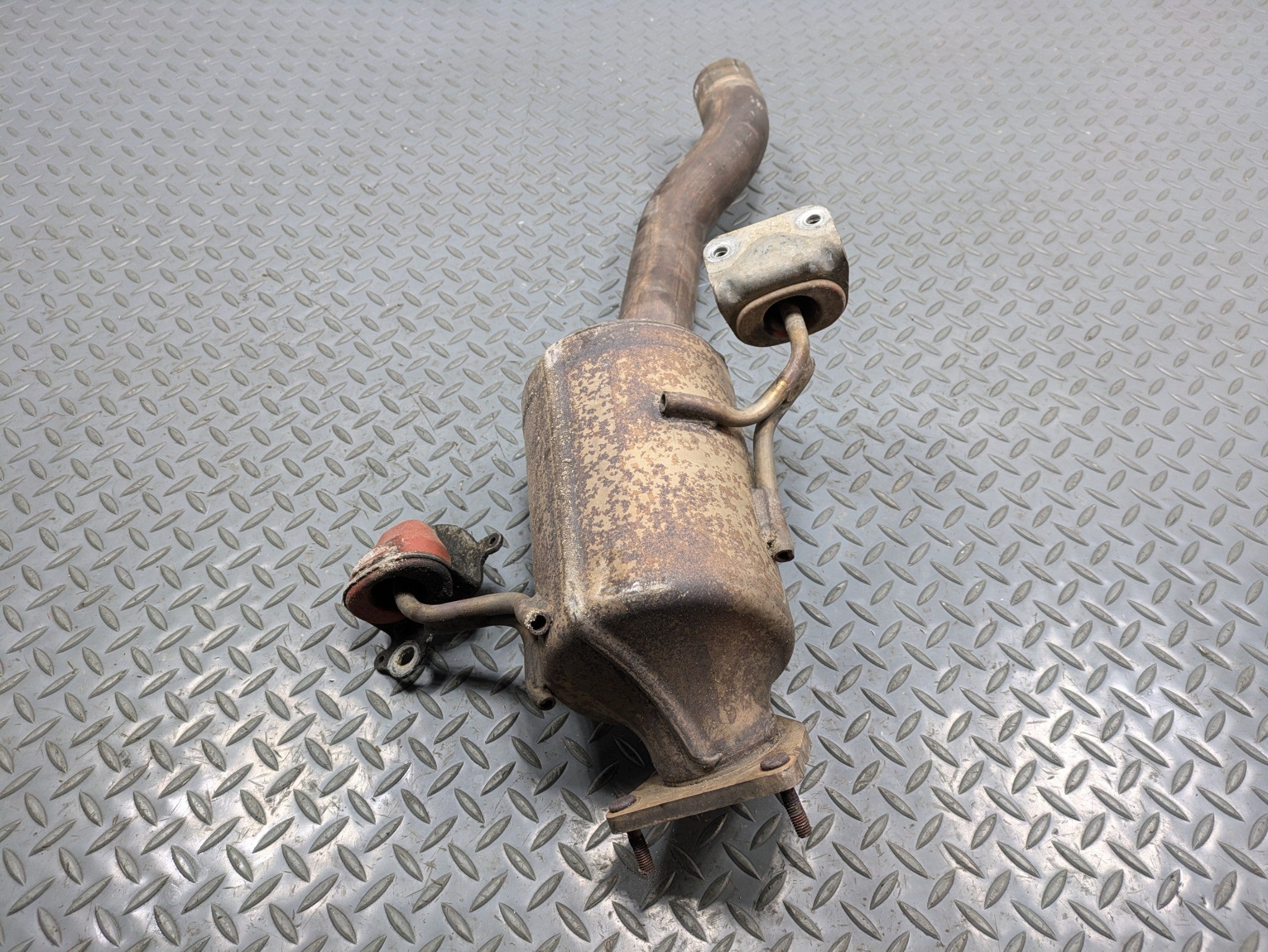 2008 - 2010 OEM PORSCHE CAYENNE REAR LEFT SECONDARY EXHAUST MANIFOLD DOWNPIPE