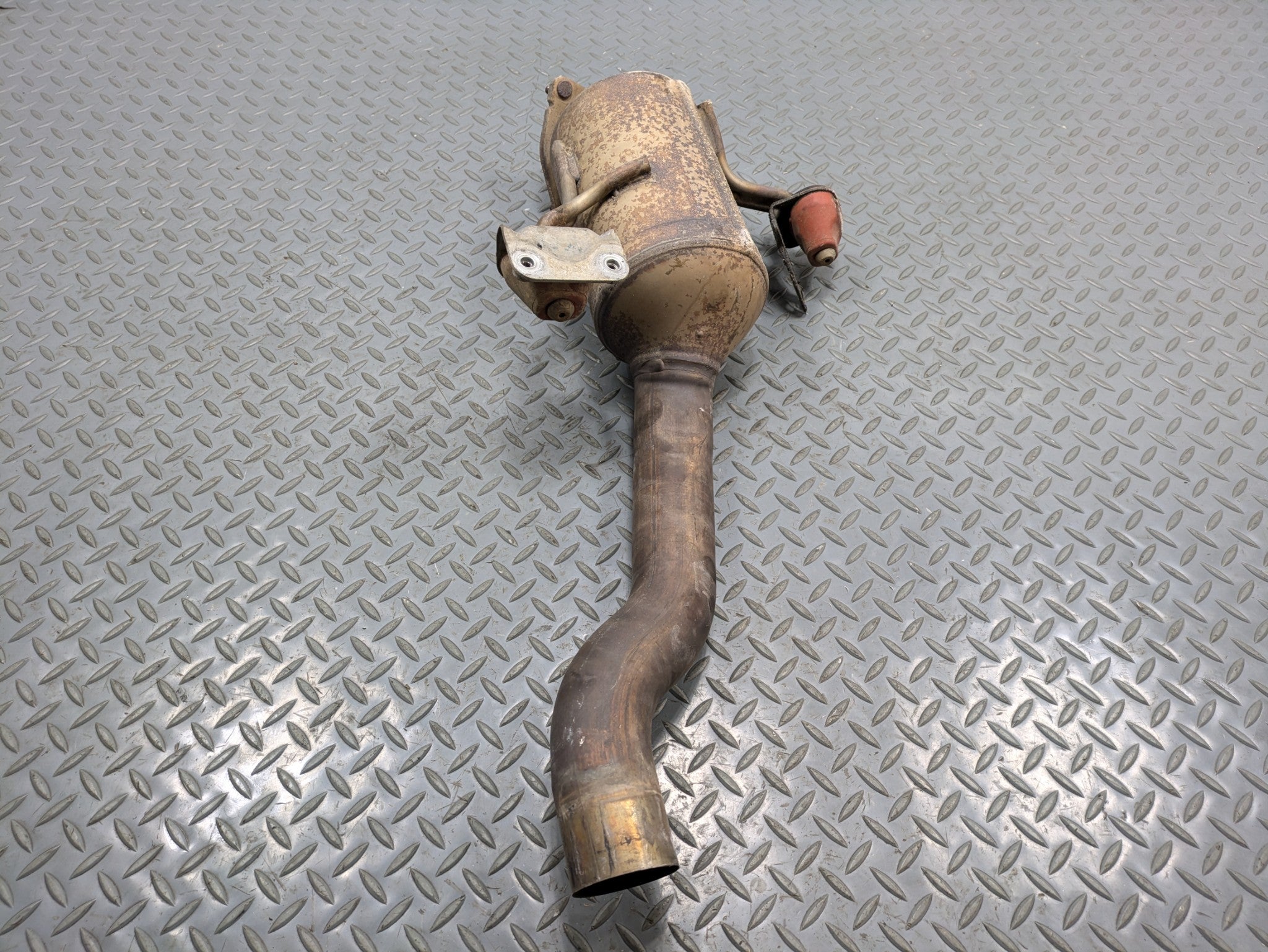 2008 - 2010 OEM PORSCHE CAYENNE REAR LEFT SECONDARY EXHAUST MANIFOLD DOWNPIPE