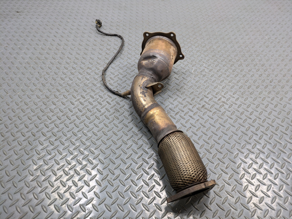 2008 - 2010 OEM PORSCHE CAYENNE REAR LEFT DRIVER SIDE EXHAUST MANIFOLD DOWNPIPE