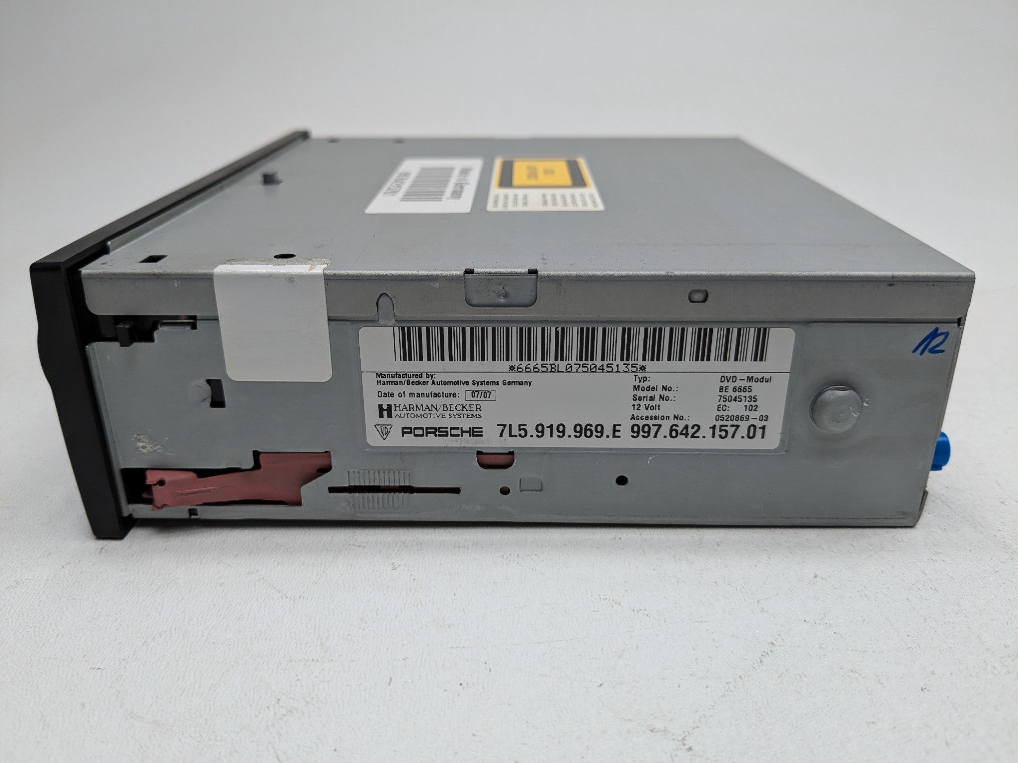 2008 - 2010 OEM PORSCHE CAYENNE NAVIGATION GPS DVD PLAYER SYSTEM MODULE