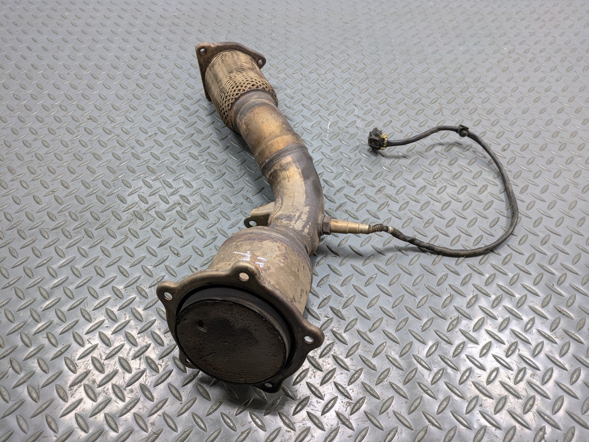 2008 - 2010 OEM PORSCHE CAYENNE REAR PASSENGER SIDE EXHAUST MANIFOLD DOWNPIPE