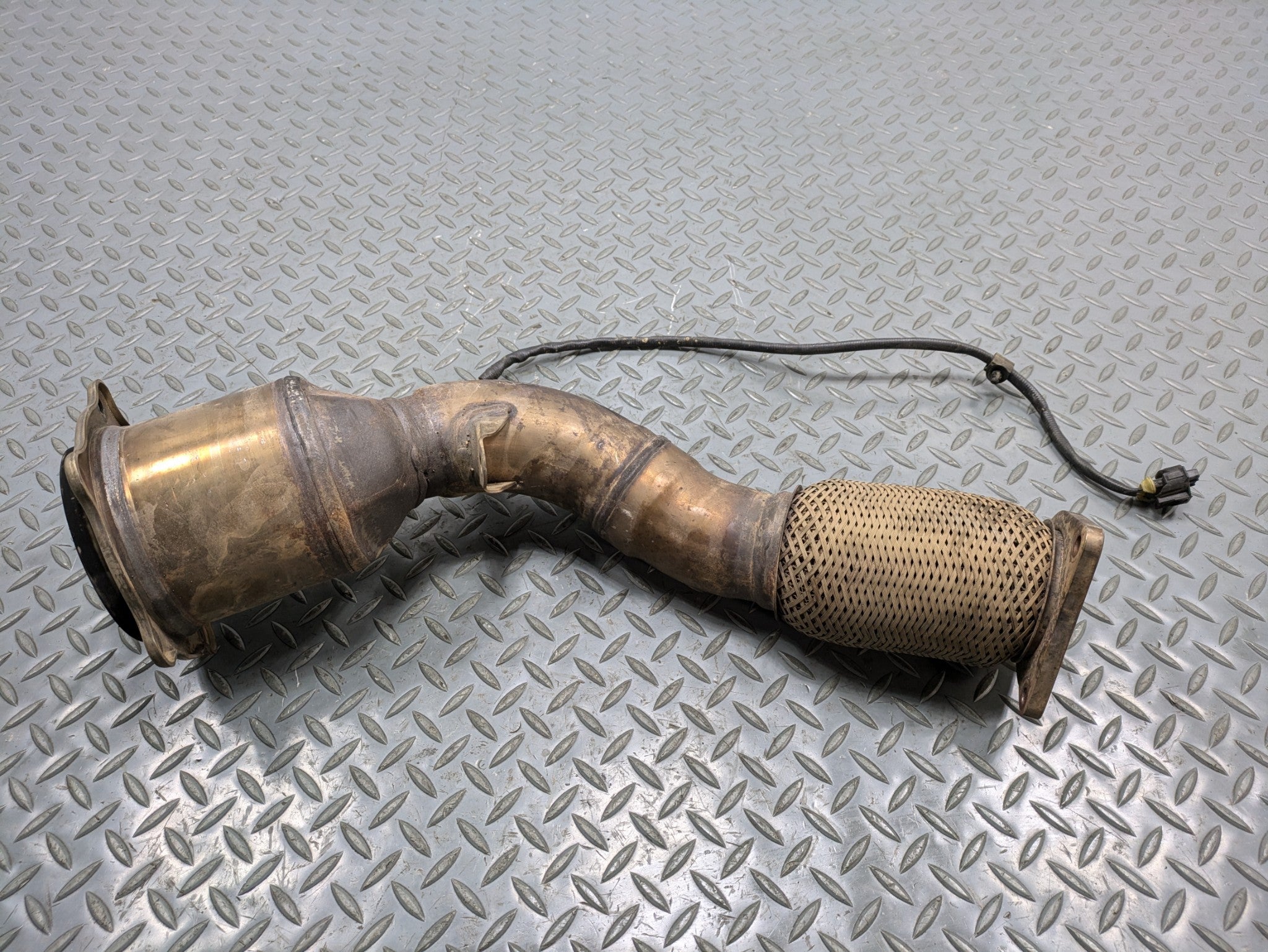 2008 - 2010 OEM PORSCHE CAYENNE REAR PASSENGER SIDE EXHAUST MANIFOLD DOWNPIPE
