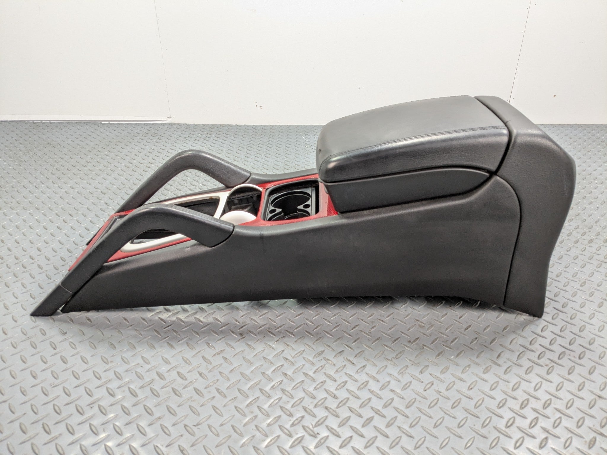 2008 - 2010 OEM PORSCHE CAYENNE CENTER CONSOLE TRIM PANEL WITH ARMREST ASSEMBLY