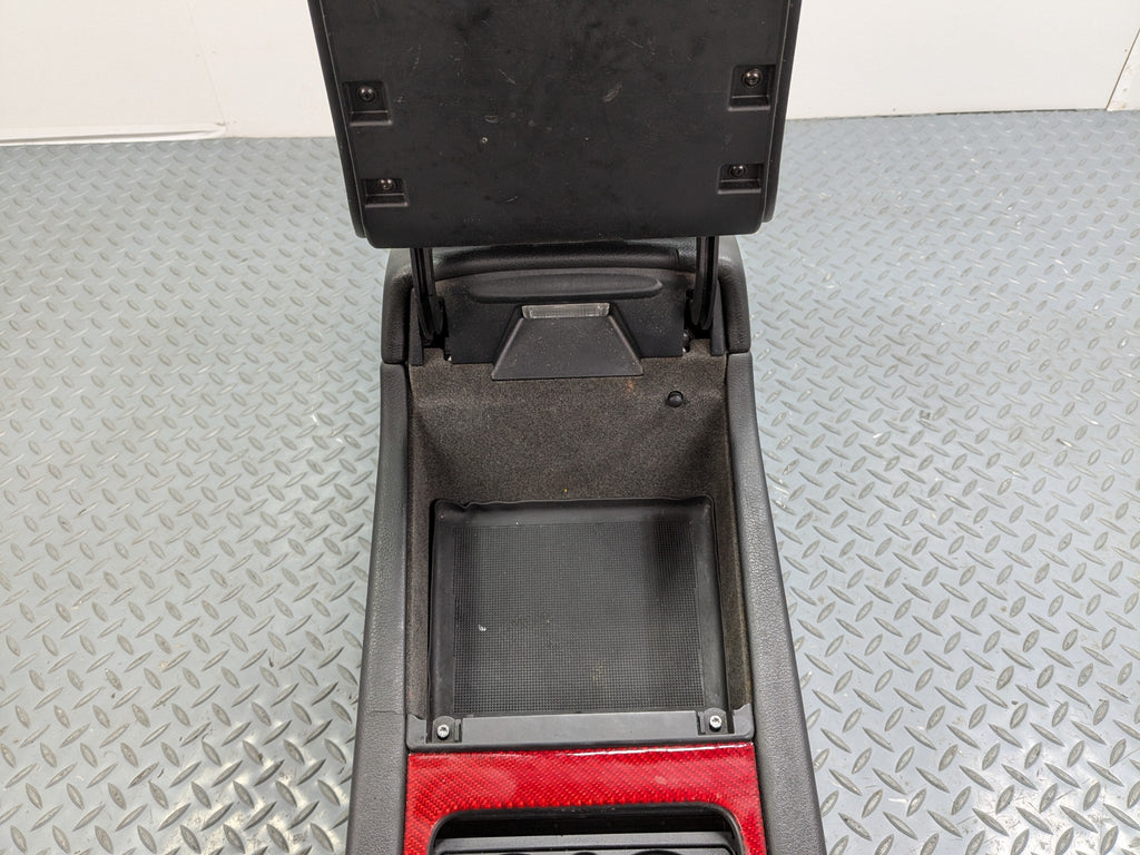 2008 - 2010 OEM PORSCHE CAYENNE CENTER CONSOLE TRIM PANEL WITH ARMREST ASSEMBLY