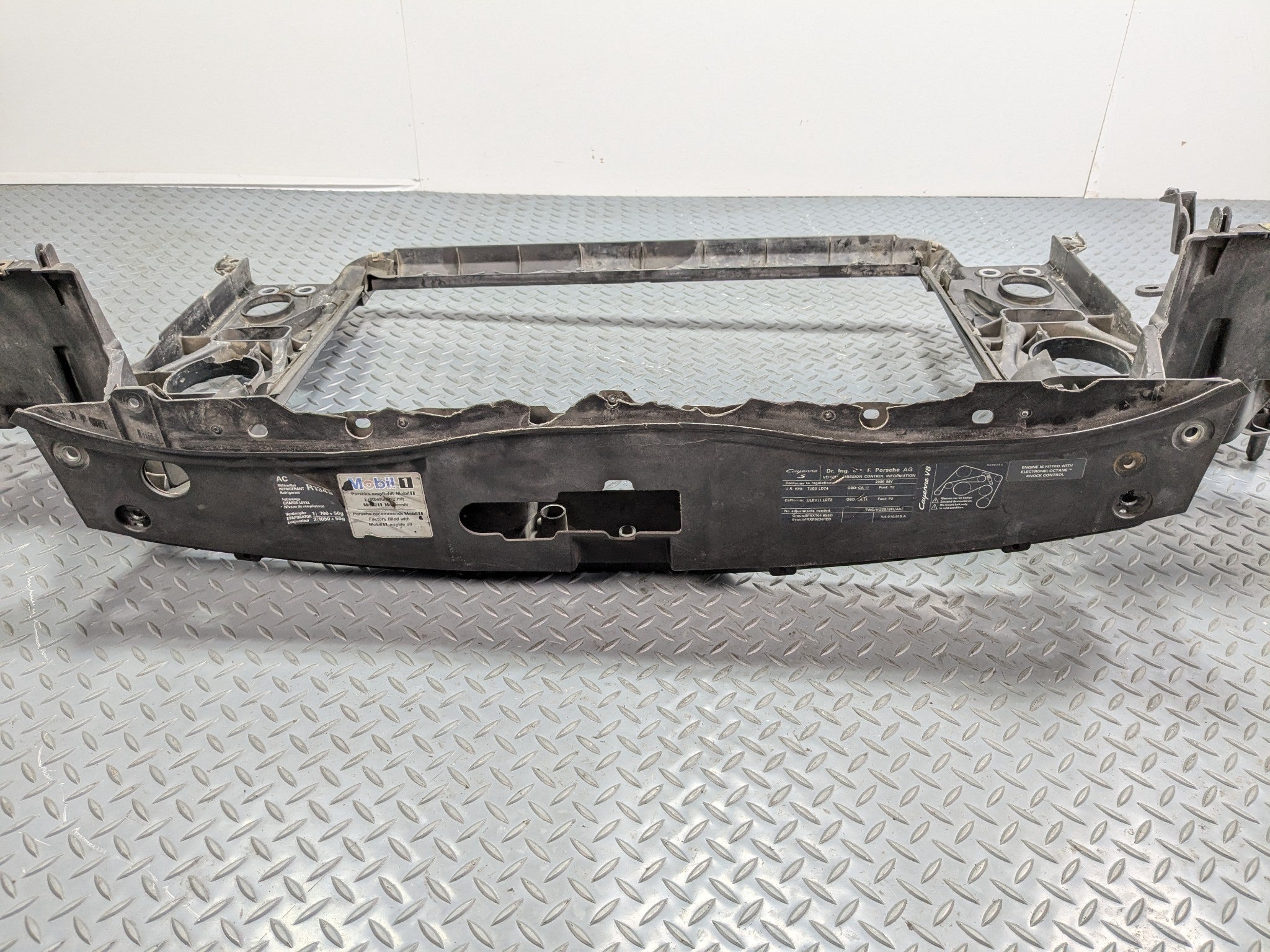 2008 - 2010 OEM PORSCHE CAYENNE RADIATOR SUPPORT CORE PANEL ASSEMBLY