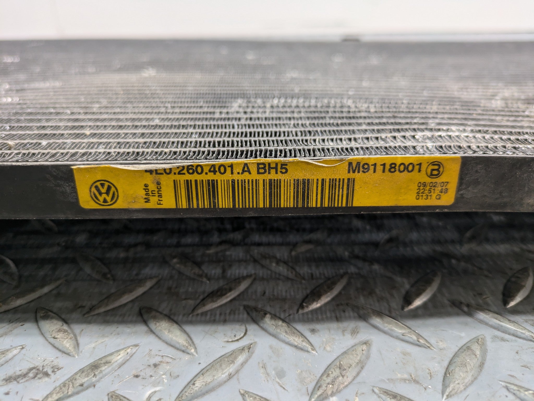 2008 - 2010 OEM PORSCHE CAYENNE AC AIR CONDITIONING CONDENSER ASSEMBLY