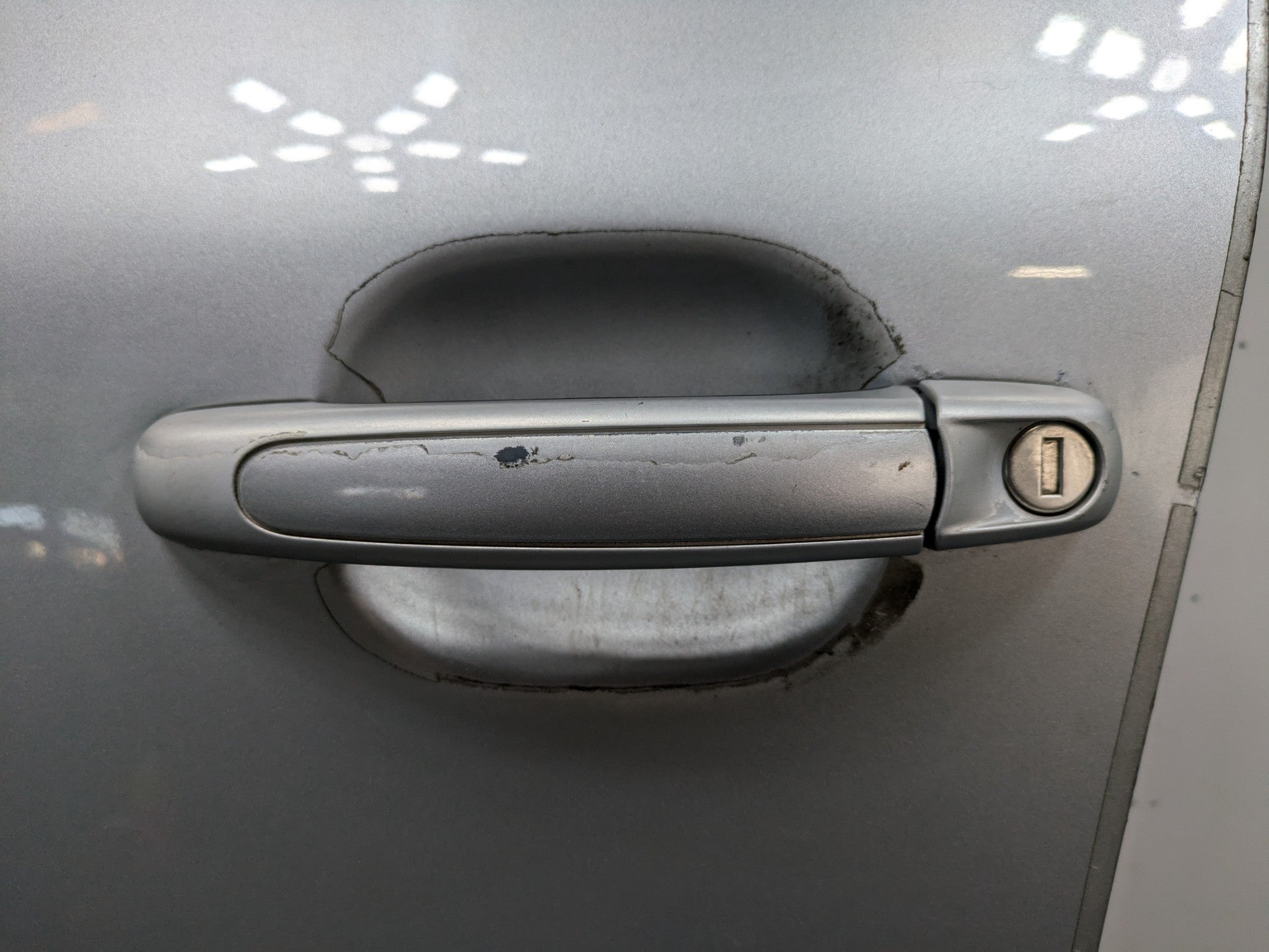2008 - 2010 OEM PORSCHE CAYENNE FRONT LEFT DRIVER SIDE DOOR SHELL PANEL ASSEMBLY