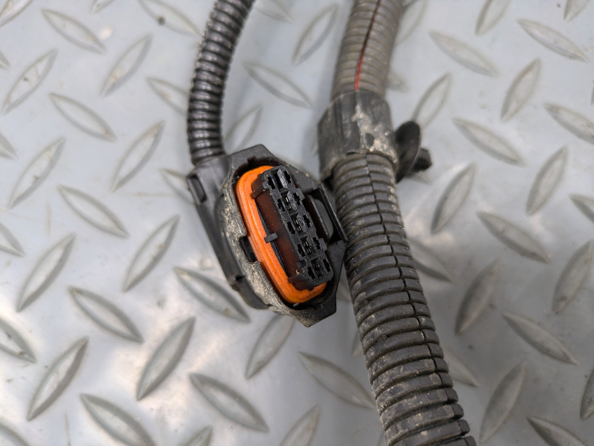 2008 - 2010 OEM PORSCHE CAYENNE INTERIOR HOOD WIRE HARNESS CABLE AND CONNECTOR