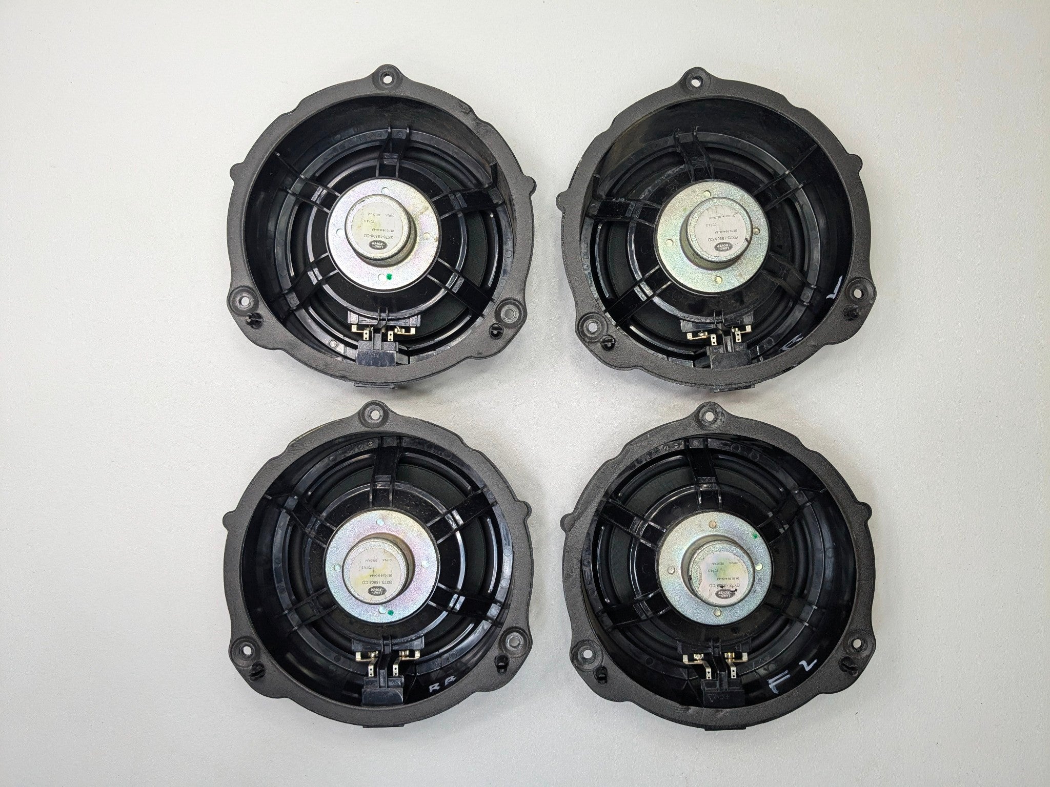 2016 - 2024 OEM JAGUAR XF FRONT AND REAR AUDIO SOUND SYSTEM SPEAKER SET