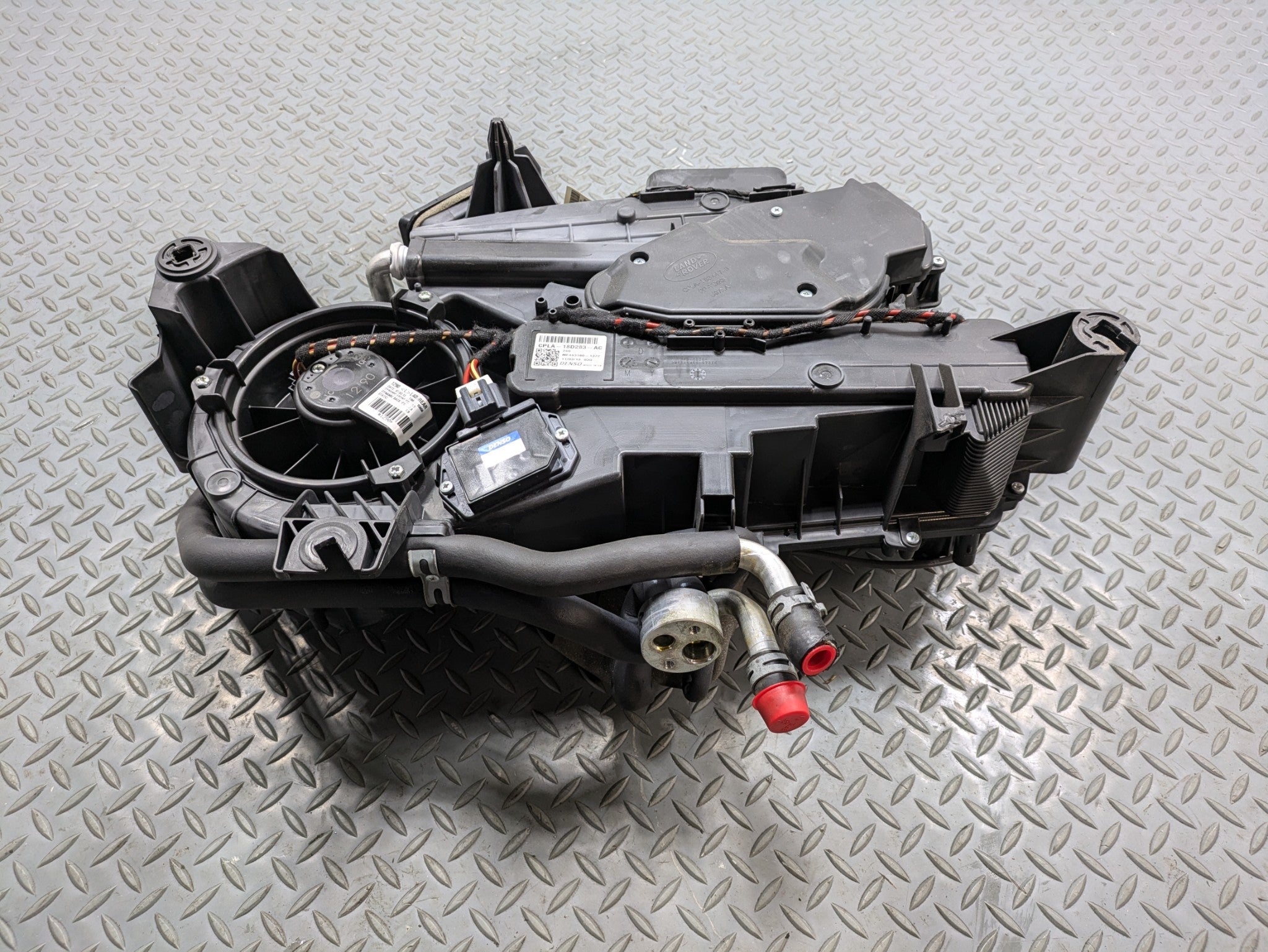 13 - 17 OEM LAND ROVER RANGE ROVER REAR CLIMATE HEATER BLOWER HOUSING ASSEMBLY