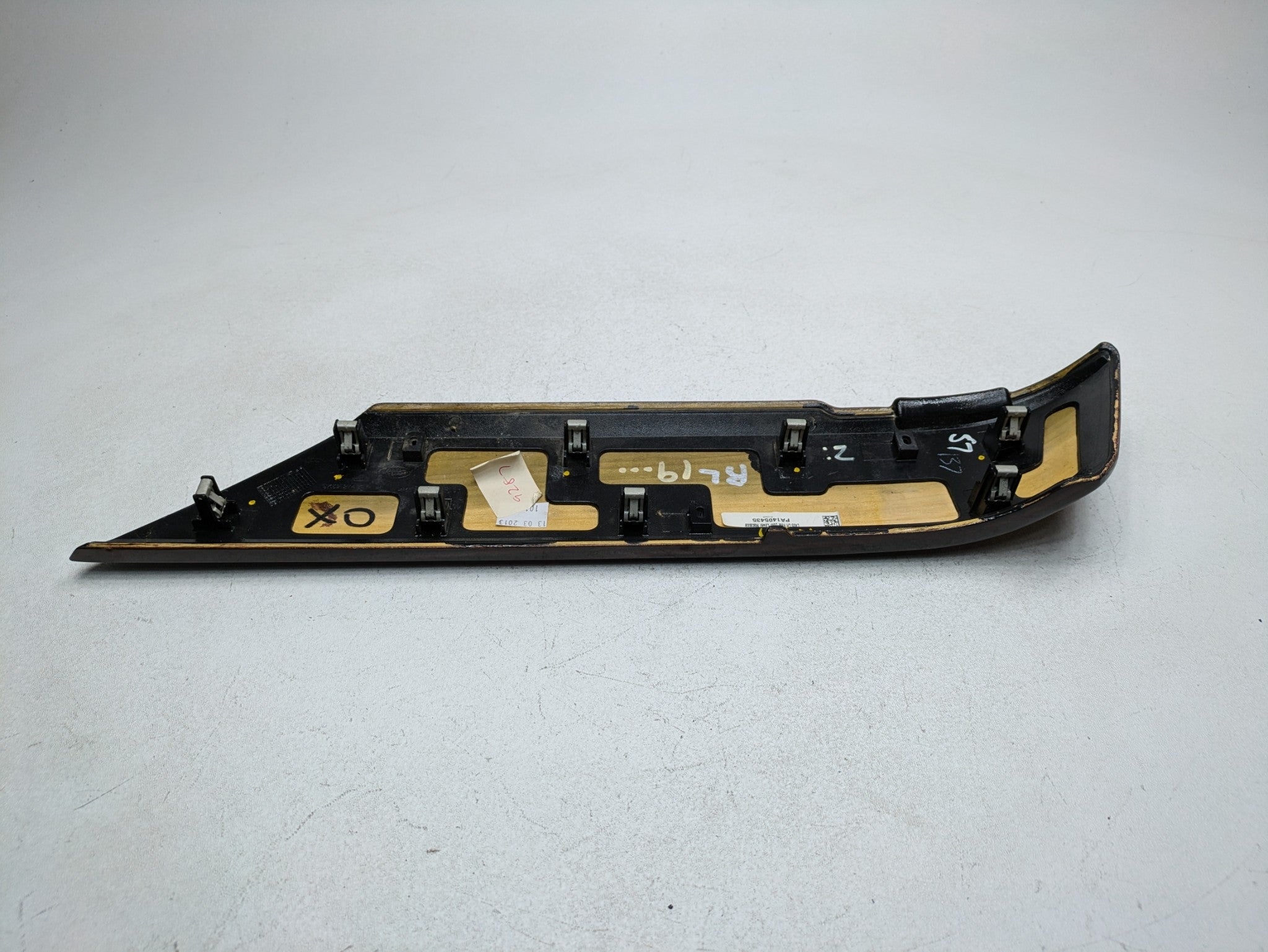 2013 - 2017 OEM LAND ROVER RANGE ROVER REAR LEFT SIDE DOOR WOOD TRIM MOLDING