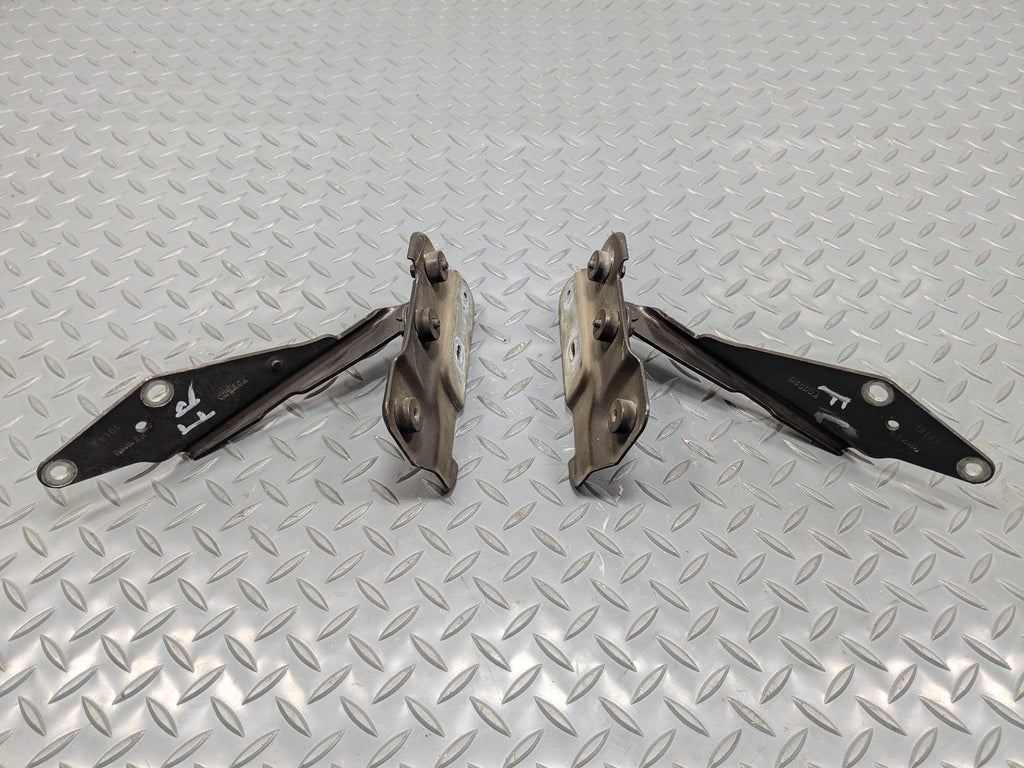 2009 - 2012 OEM FORD FLEX FRONT LEFT AND RIGHT SIDE HOOD HINGE SUPPORT SET