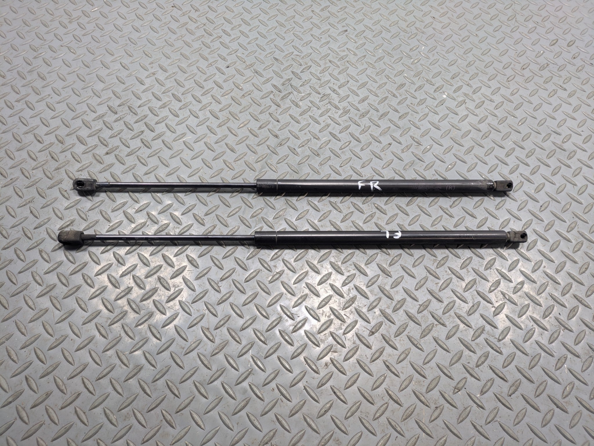2009 - 2012 OEM FORD FLEX FRONT LEFT AND RIGHT HOOD SUPPORT STRUT SHOCK SET