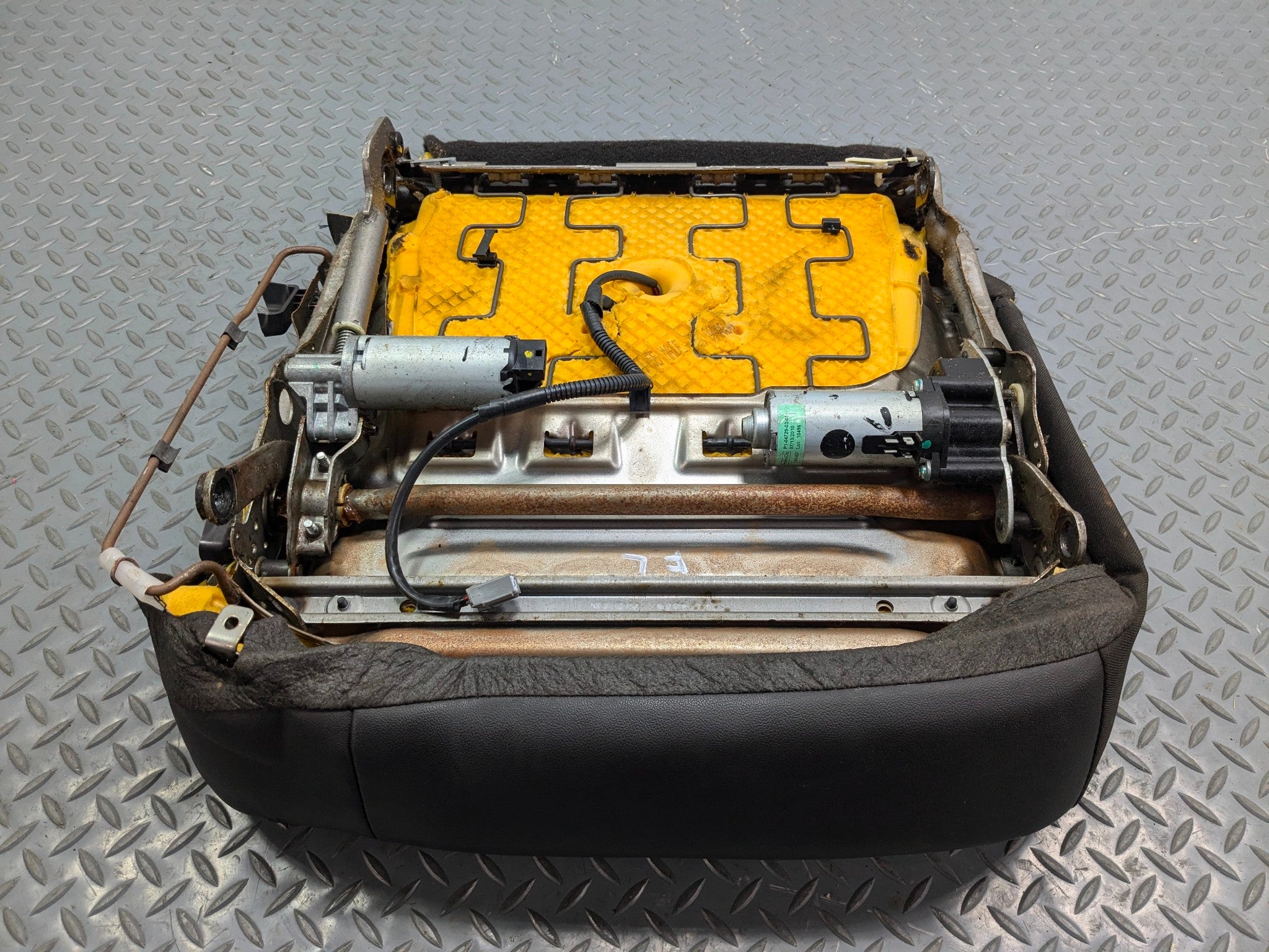 09 - 12 OEM FORD FLEX FRONT LEFT DRIVER SIDE LOWER SEAT CUSHION LEATHER BLACK