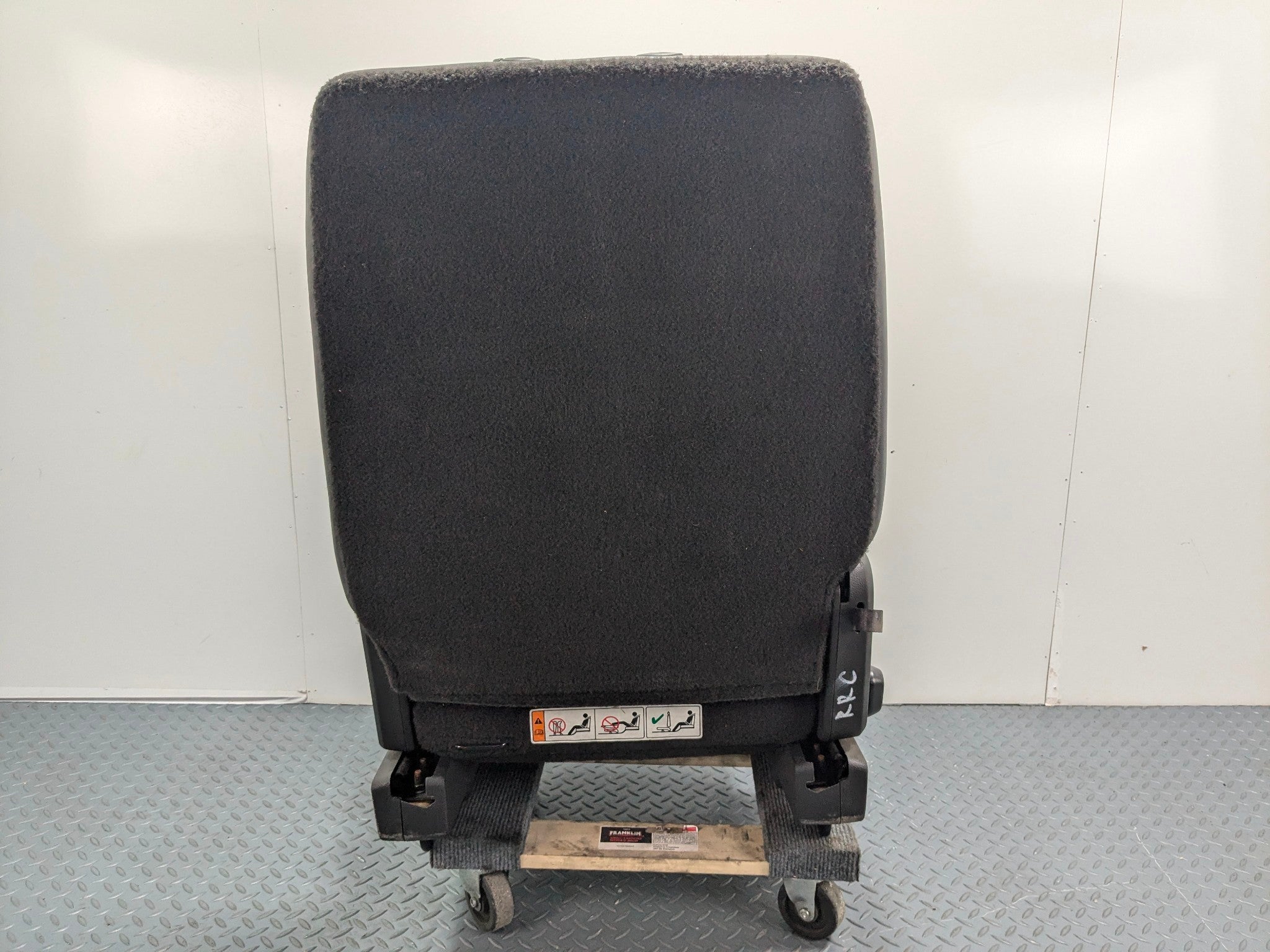 2009 - 2012 OEM FORD FLEX REAR RIGHT SIDE 2ND ROW SEAT ASSEMBLY LEATHER BLACK
