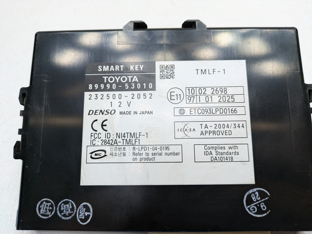 06 - 08 OEM LEXUS IS250 KEYLESS ENTRY THEFT SMART KEY RECEIVER CONTROL MODULE