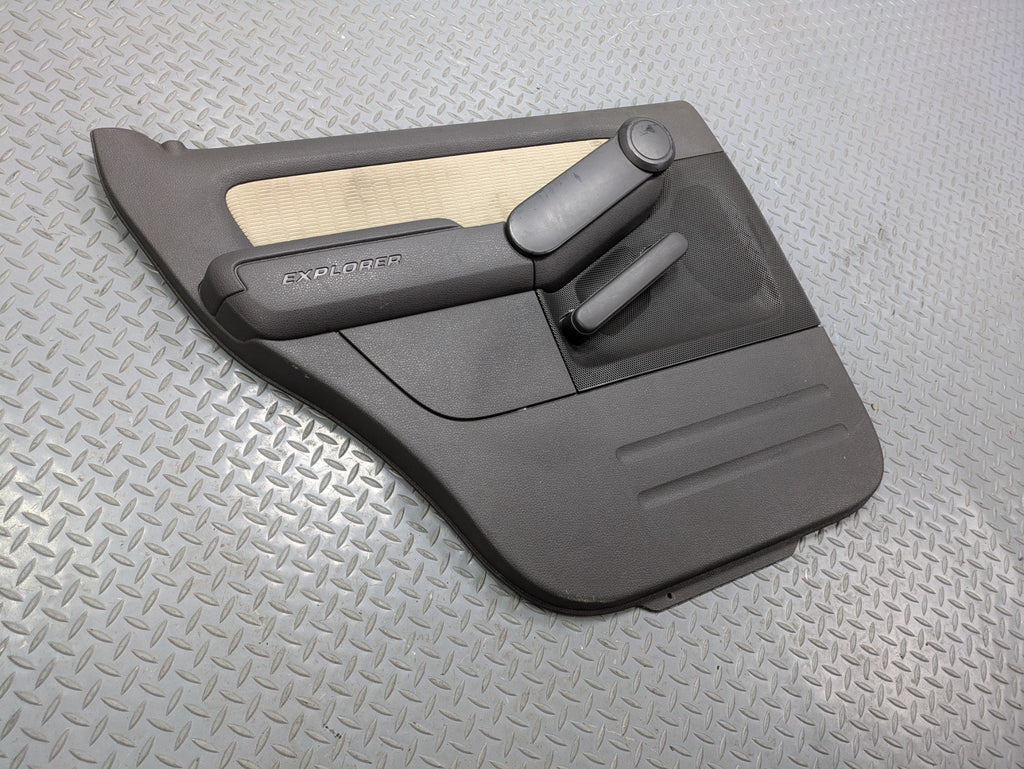 2006 - 2010 OEM FORD EXPLORER REAR LEFT DRIVER SIDE INTERIOR DOOR TRIM PANEL