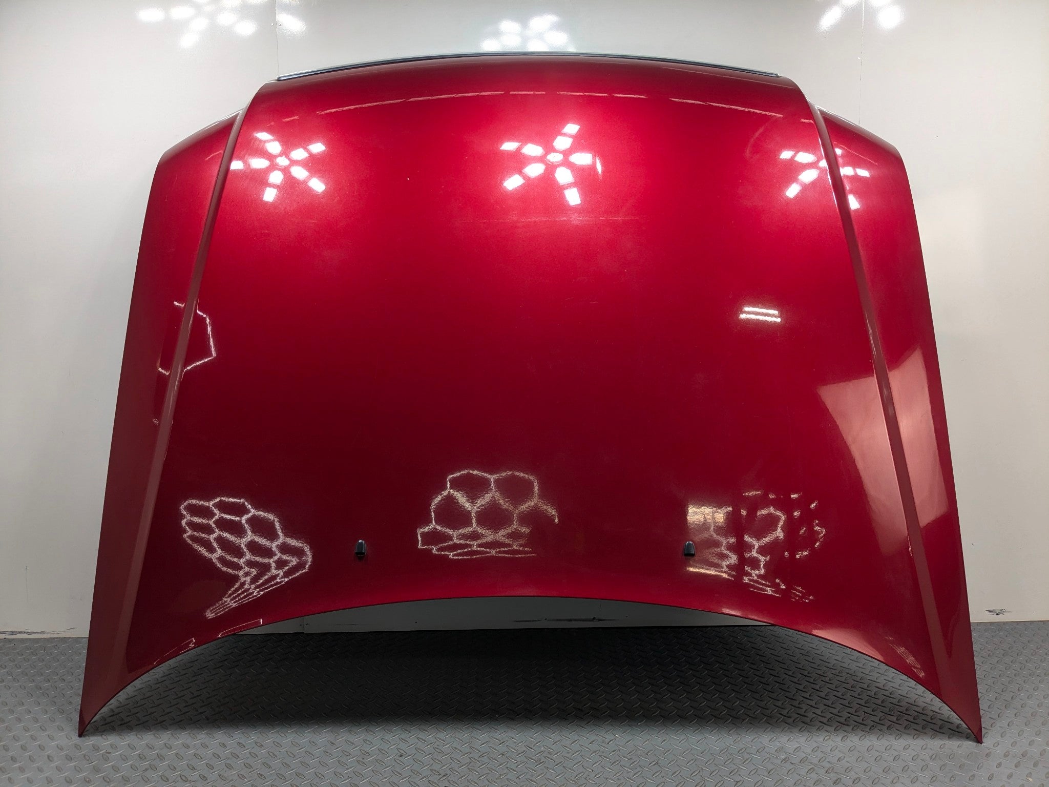 2006 - 2010 OEM FORD EXPLORER FRONT HOOD BONNET SHELL PANEL ASSEMBLY RED