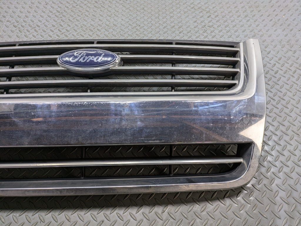 2006 - 2010 OEM FORD EXPLORER FRONT UPPER BUMPER GRILLE CHROME WITH EMBLEM