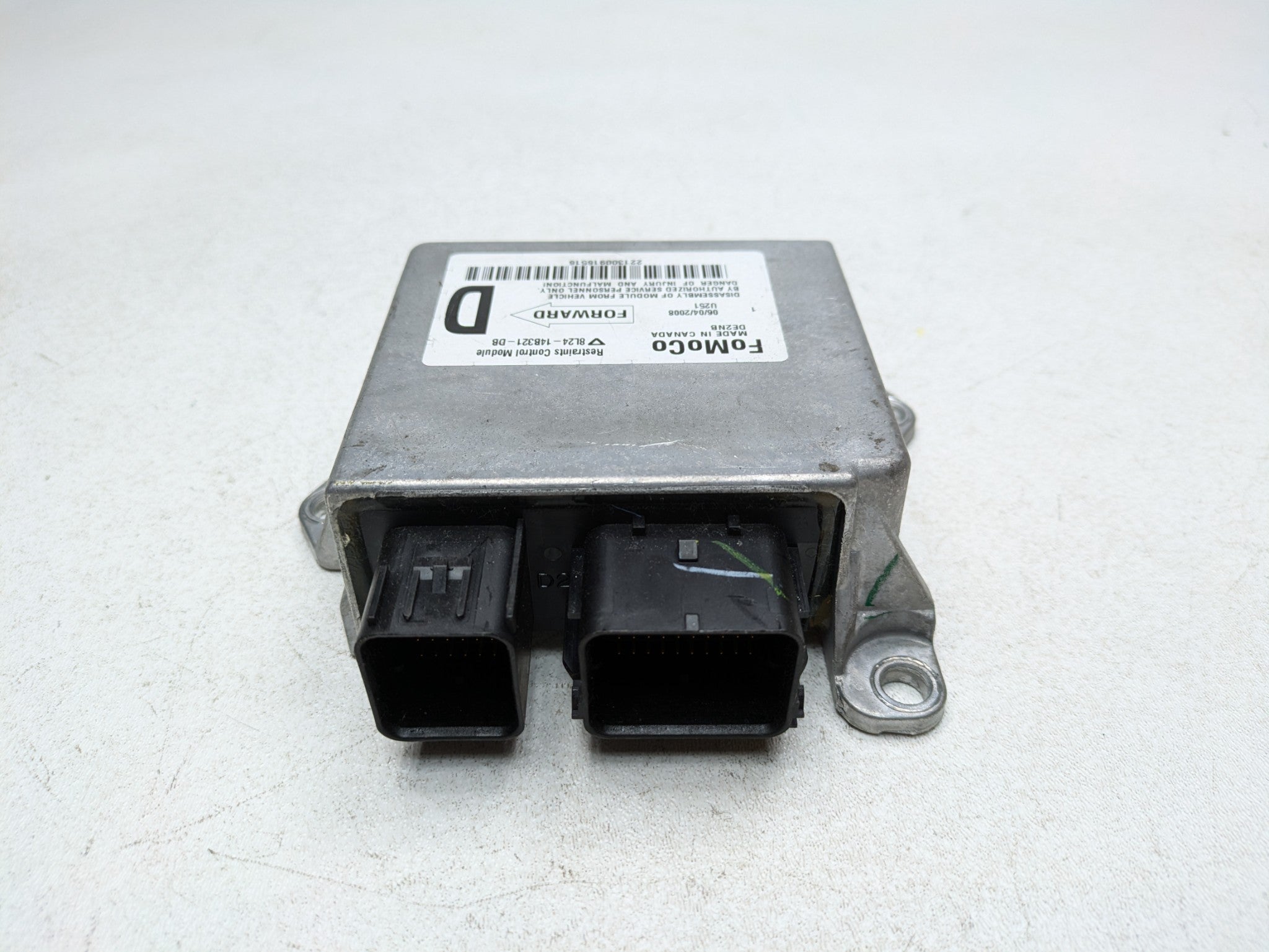 2006 - 2010 OEM FORD EXPLORER SRS RESTRAINT CONTROL MODULE UNIT