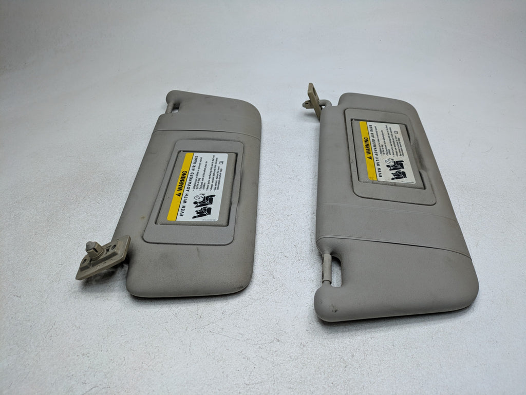 2002 - 2005 OEM MERCEDES BENZ CLK320 FRONT LEFT AND RIGHT SUN VISOR SET GRAY