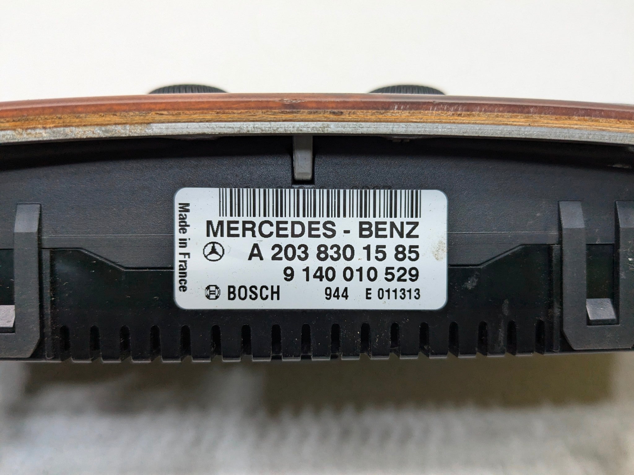 2002 - 2005 OEM MERCEDES BENZ CLK320 AC HEATER CLIMATE CONTROL SWITCH MODULE
