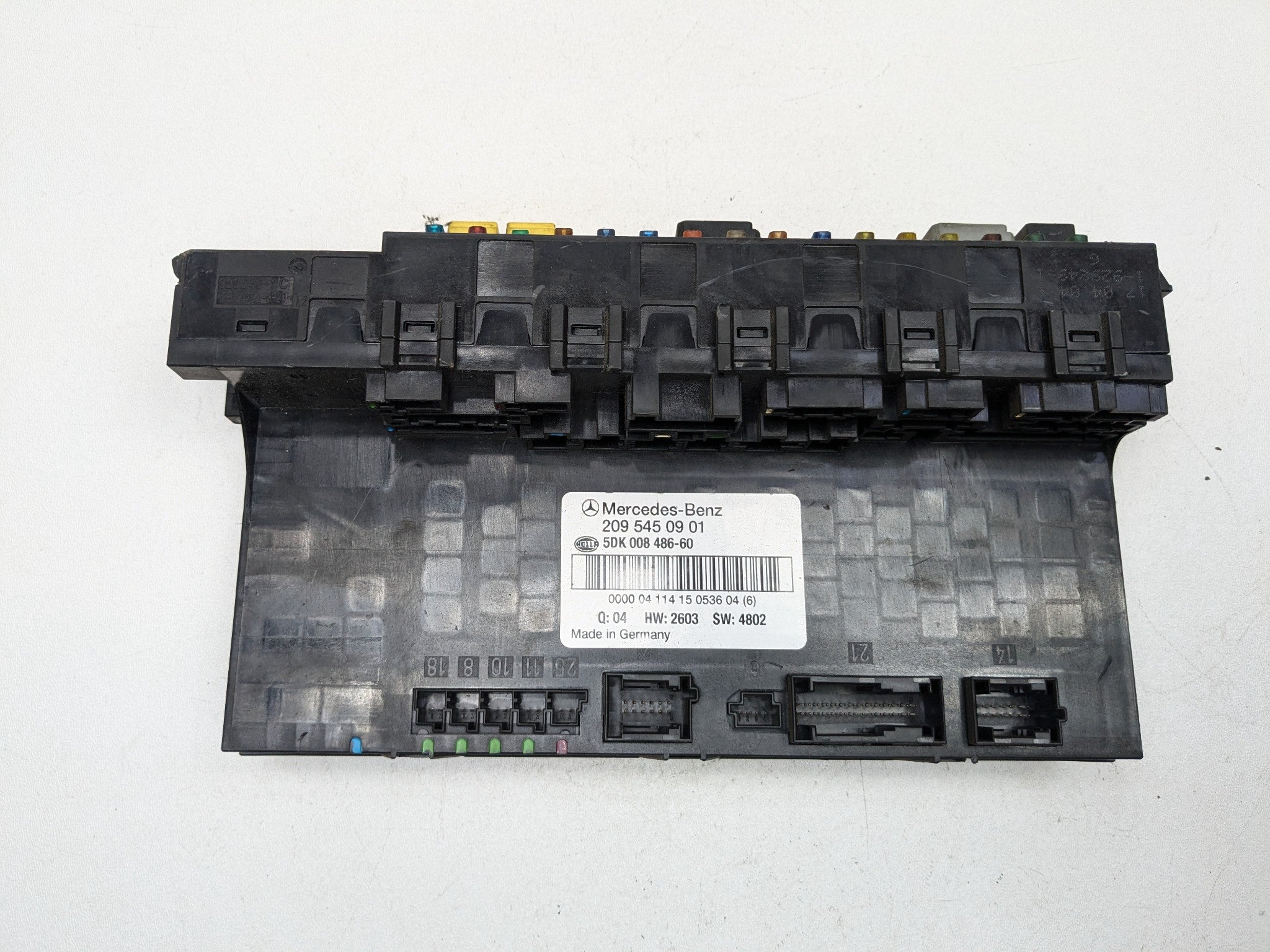 2002 - 2005 OEM MERCEDES BENZ CLK320 REAR TRUNK SAM FUSE RELAY BOX ASSEMBLY