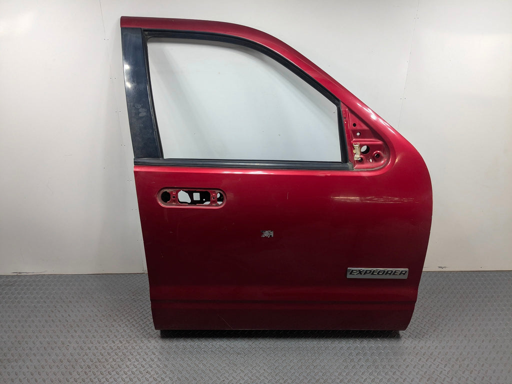 2006 - 2010 OEM FORD EXPLORER FRONT RIGHT PASSENGER SIDE DOOR SHELL PANEL RED