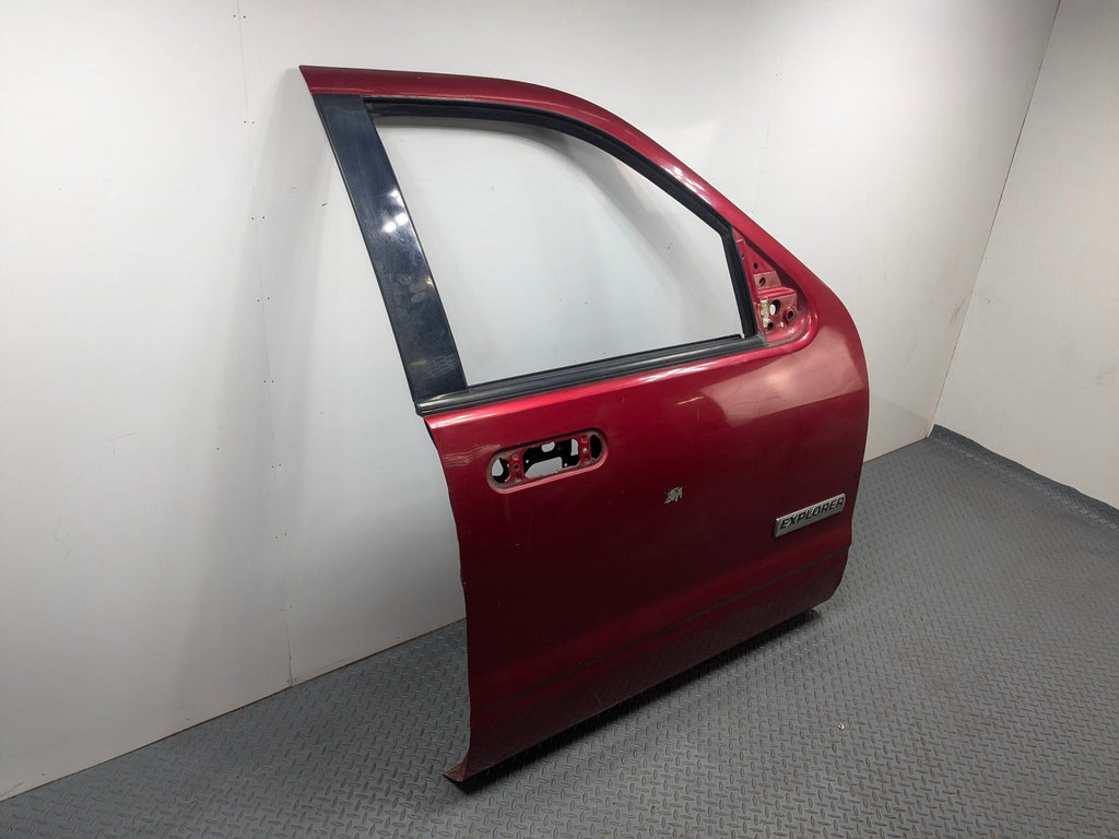 2006 - 2010 OEM FORD EXPLORER FRONT RIGHT PASSENGER SIDE DOOR SHELL PANEL RED
