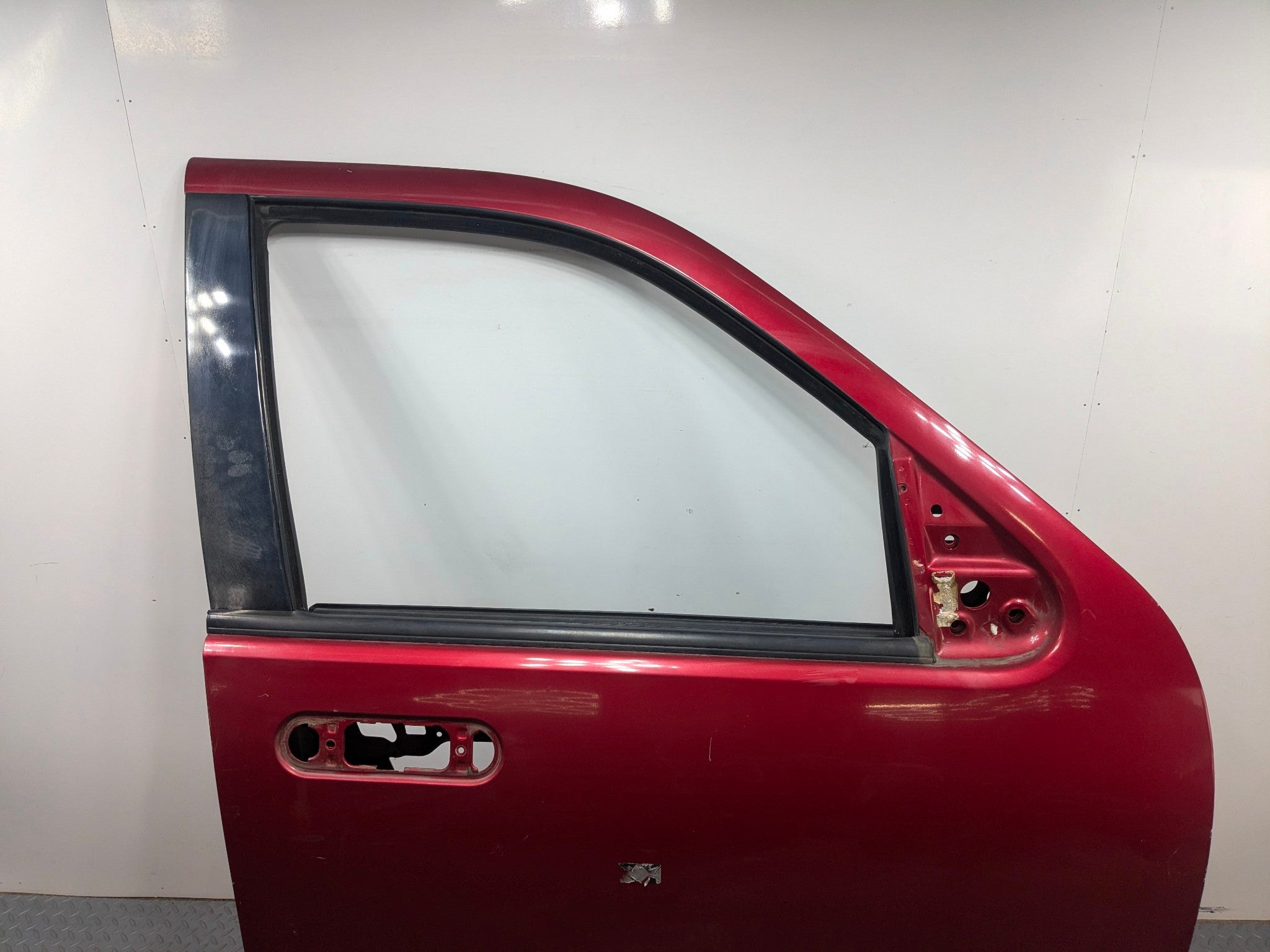 2006 - 2010 OEM FORD EXPLORER FRONT RIGHT PASSENGER SIDE DOOR SHELL PANEL RED