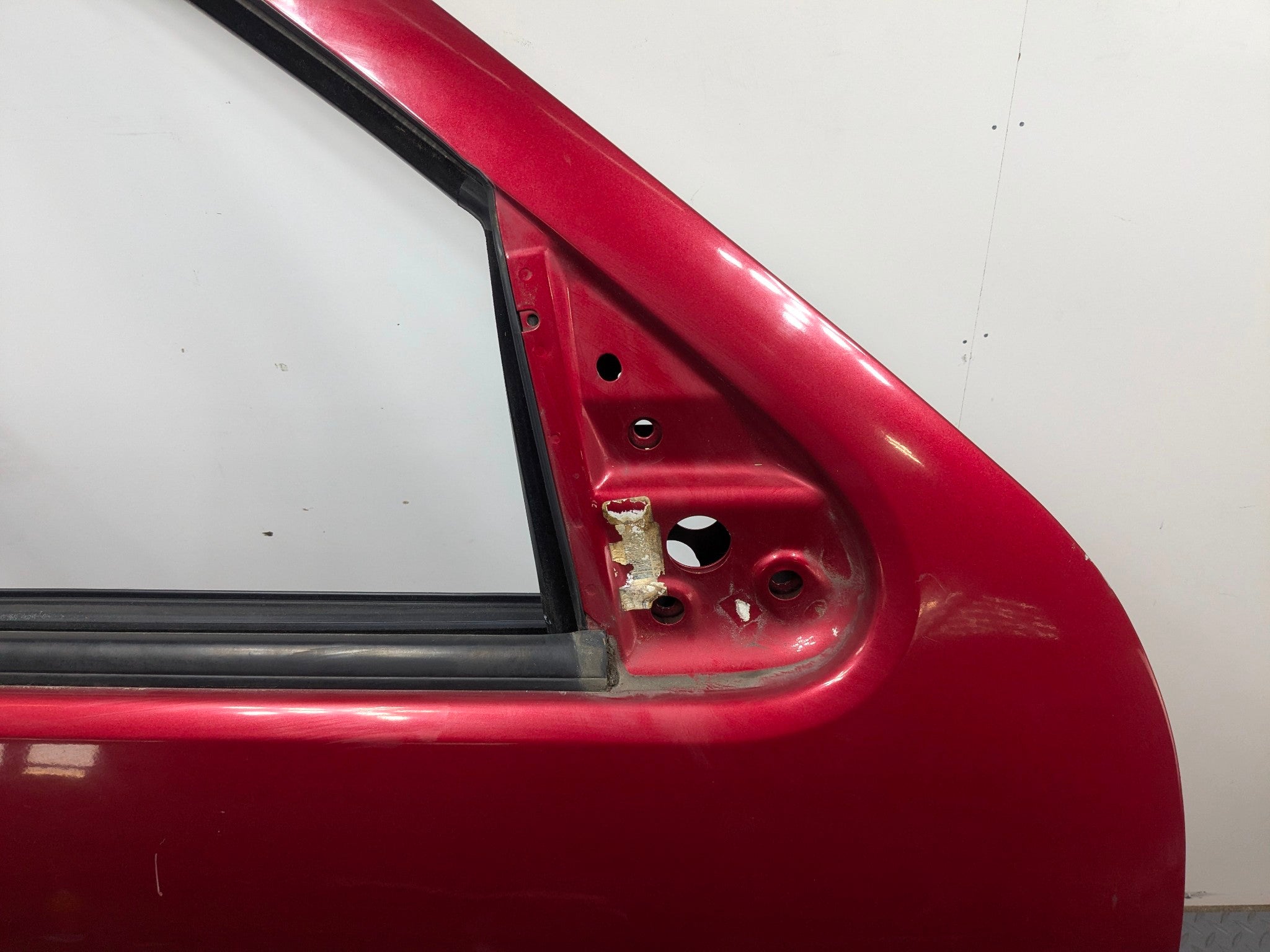 2006 - 2010 OEM FORD EXPLORER FRONT RIGHT PASSENGER SIDE DOOR SHELL PANEL RED
