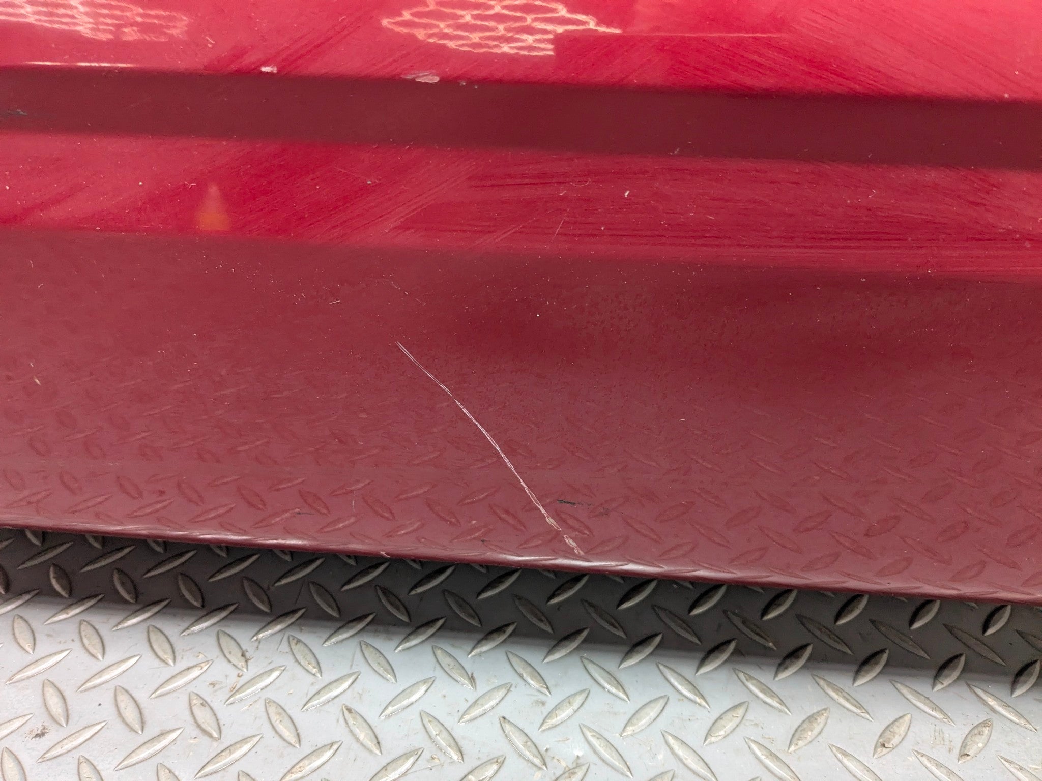 2006 - 2010 OEM FORD EXPLORER FRONT RIGHT PASSENGER SIDE DOOR SHELL PANEL RED