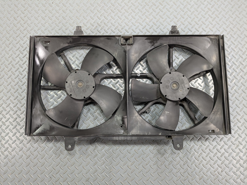 04 - 06 OEM NISSAN MAXIMA DUAL RADIATOR ELECTRIC COOLING FAN WITH SHROUD PANEL