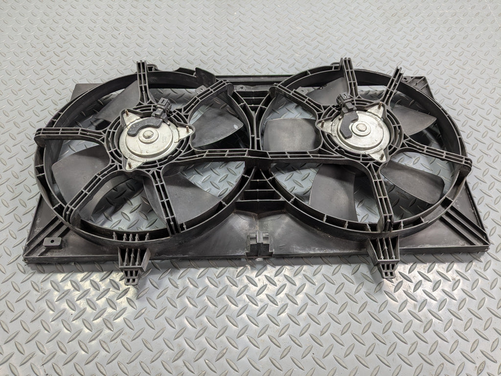 04 - 06 OEM NISSAN MAXIMA DUAL RADIATOR ELECTRIC COOLING FAN WITH SHROUD PANEL