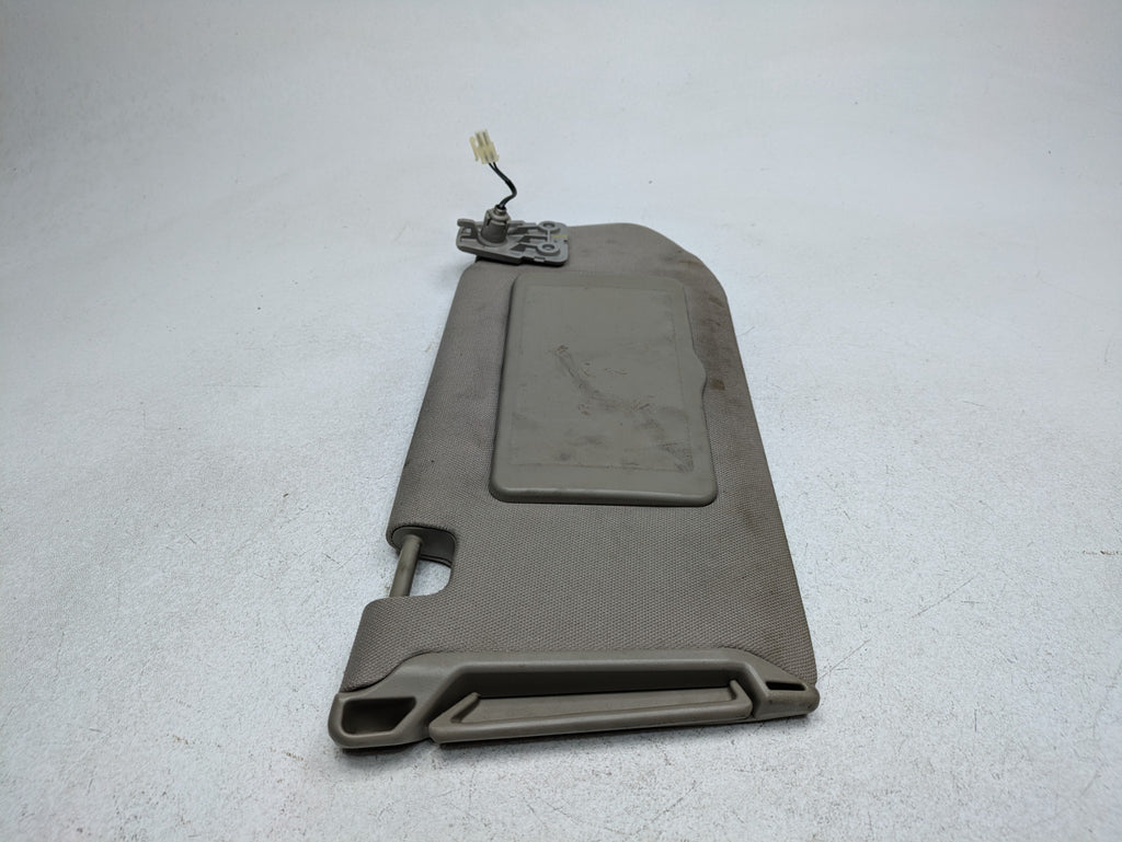 04 - 06 OEM NISSAN MAXIMA RIGHT PASSENGER SIDE SUN VISOR ILLUMINATED GRAY CLOTH