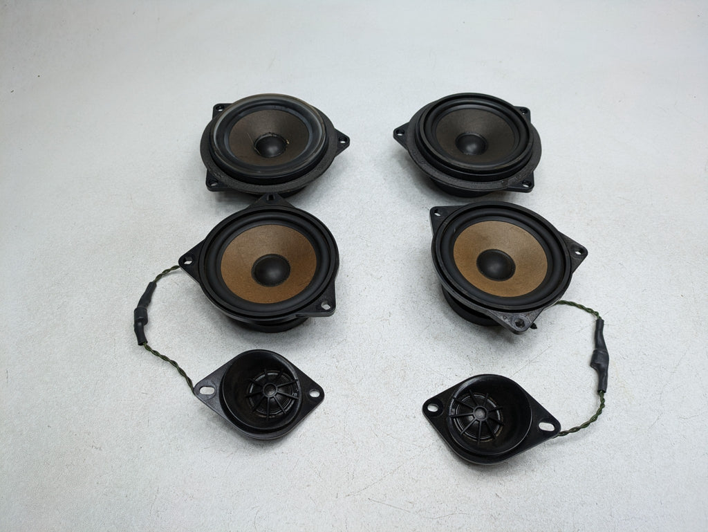 2006 - 2008 OEM BMW 328I FRONT AND REAR DOOR AUDIO SOUND SYSTEM SPEAKER SET OF 6