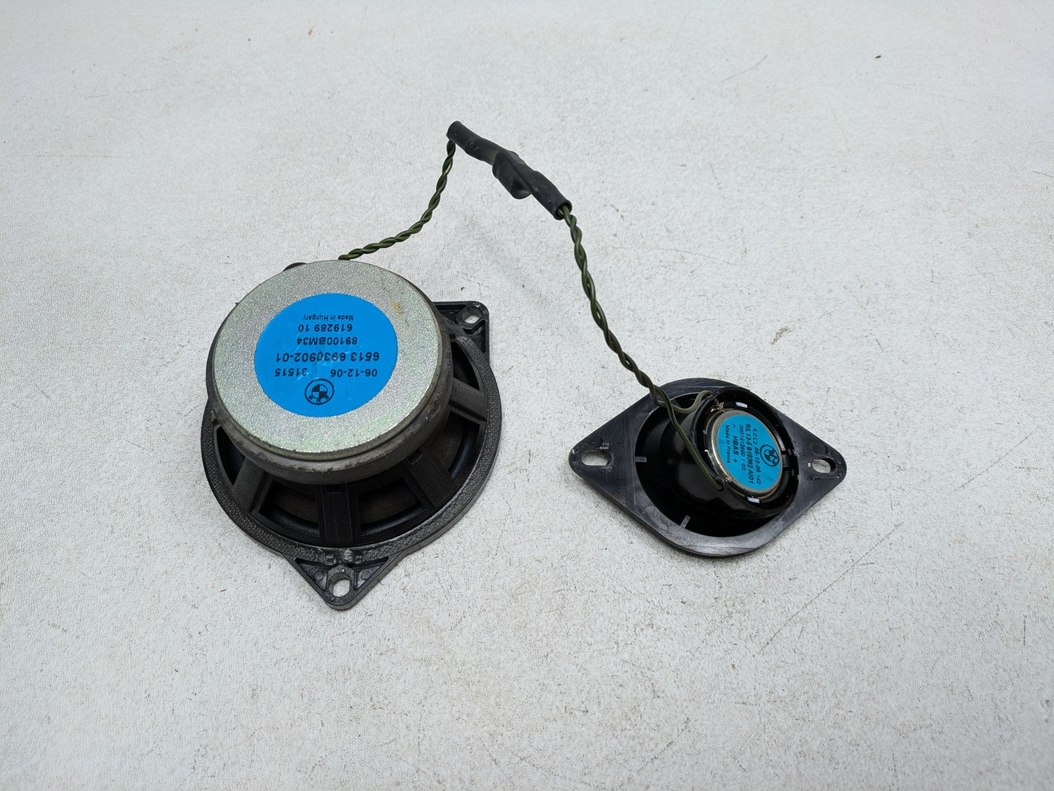 2006 - 2008 OEM BMW 328I FRONT AND REAR DOOR AUDIO SOUND SYSTEM SPEAKER SET OF 6