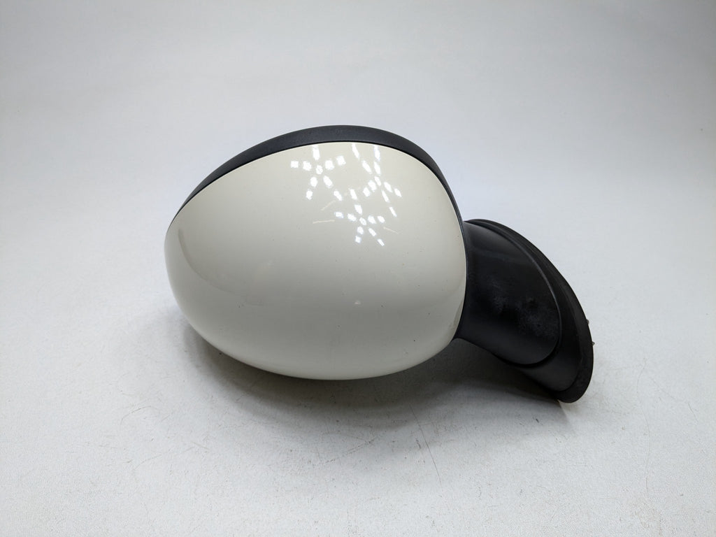 09 - 10 OEM MINI COOPER CONVERTIBLE RIGHT PASSENGER SIDE VIEW DOOR MIRROR WHITE