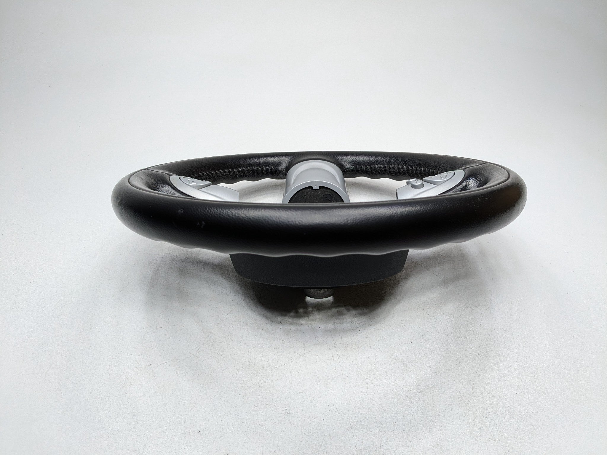 09 - 10 OEM MINI COOPER CONVERTIBLE STEERING WHEEL BLACK LEATHER ASSEMBLY