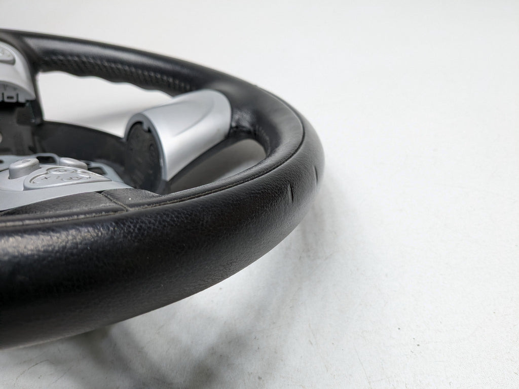 09 - 10 OEM MINI COOPER CONVERTIBLE STEERING WHEEL BLACK LEATHER ASSEMBLY