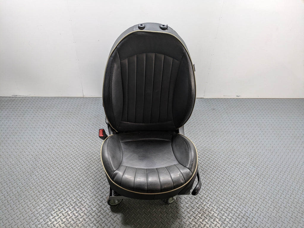 2009 - 2010 OEM MINI COOPER CONVERTIBLE FRONT LEFT SIDE SEAT BLACK LEATHER