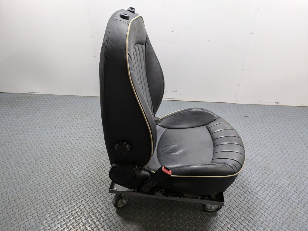 2009 - 2010 OEM MINI COOPER CONVERTIBLE FRONT LEFT SIDE SEAT BLACK LEATHER