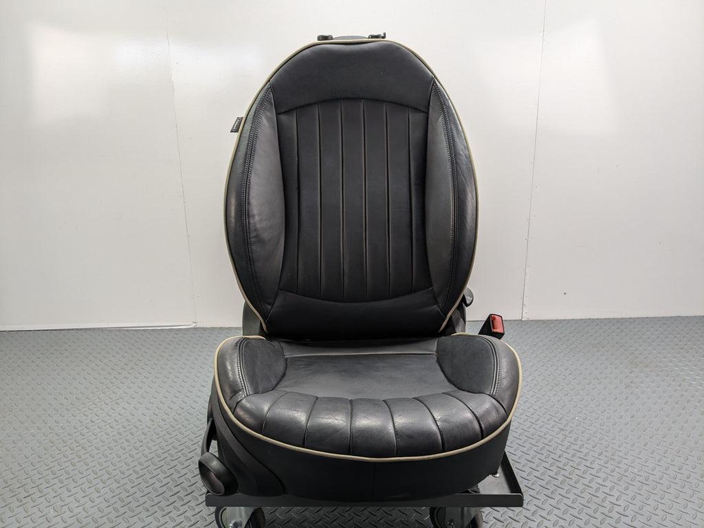 2009 - 2010 OEM MINI COOPER CONVERTIBLE FRONT RIGHT SIDE SEAT BLACK LEATHER