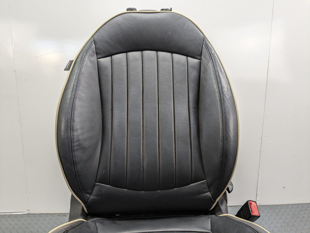 2009 - 2010 OEM MINI COOPER CONVERTIBLE FRONT RIGHT SIDE SEAT BLACK LEATHER