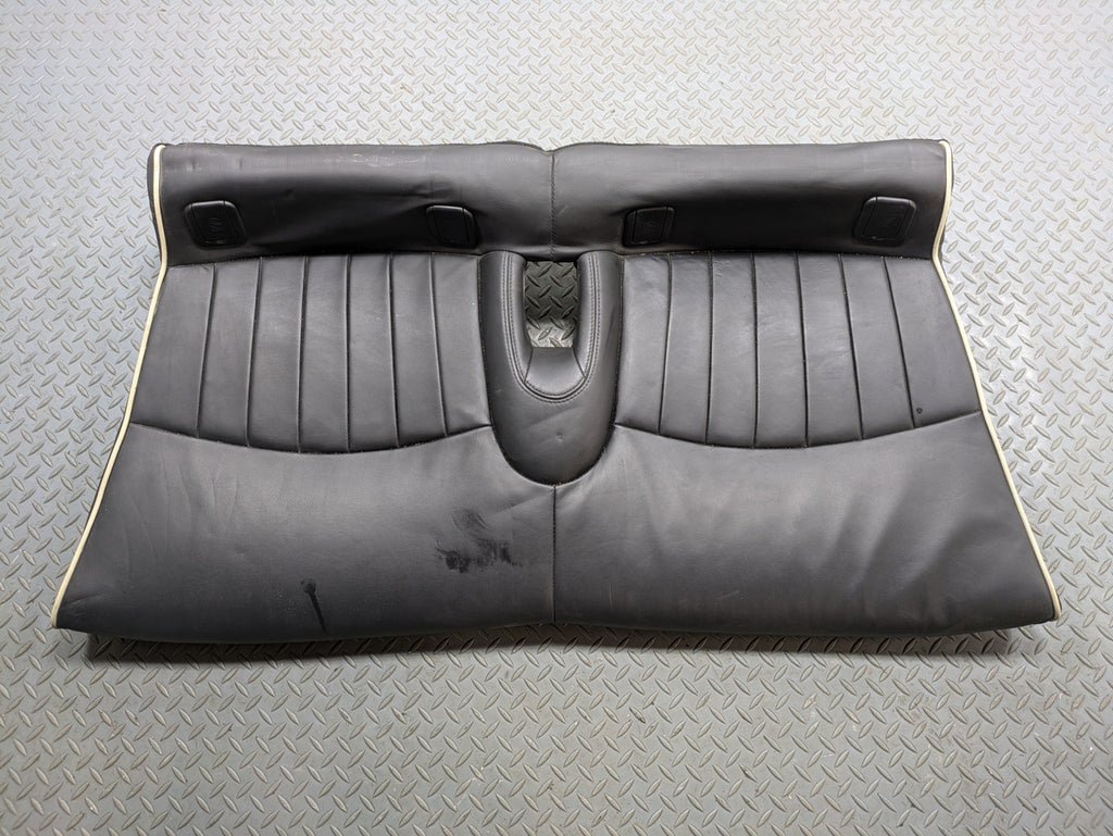 2009 - 2010 OEM MINI COOPER CONVERTIBLE REAR LOWER SEAT CUSHION LEATHER BLACK